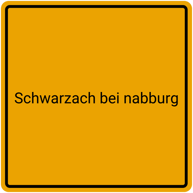 Meldebestätigung Schwarzach bei Nabburg